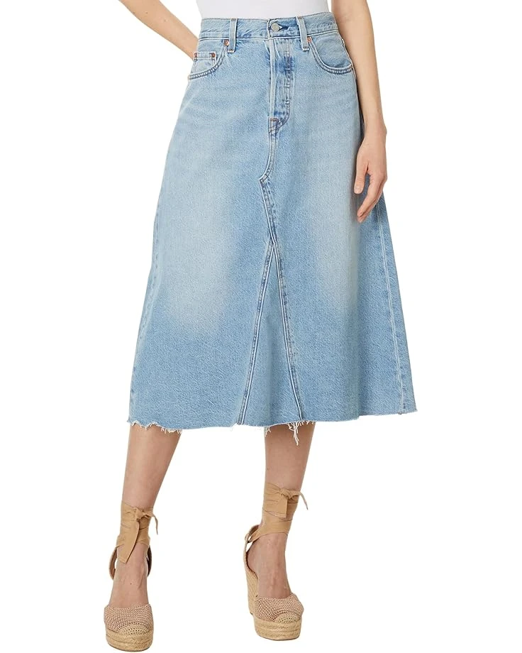 Levi's® Premium HR A-Line Deconstructed Midi Skirt | Skirts