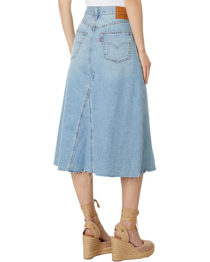 Levi's® Premium HR A-Line Deconstructed Midi Skirt | Skirts - Image 2
